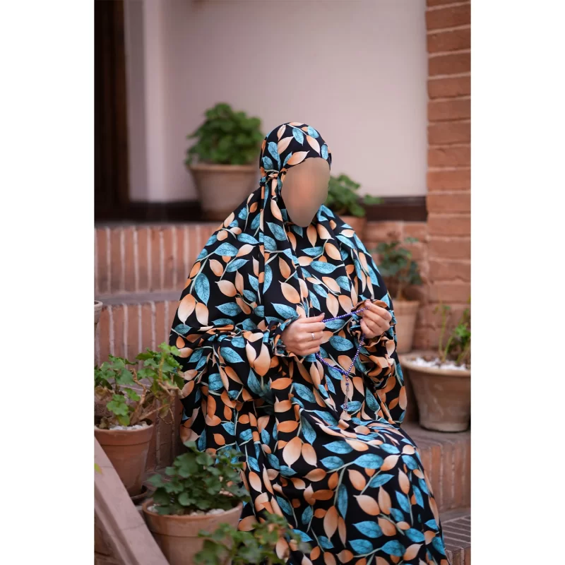 چادر نماز آستین دار کدری کد 170