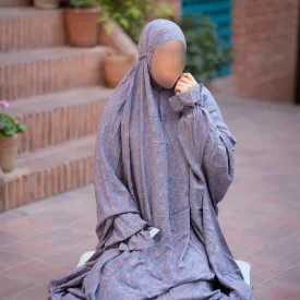 چادر نماز آستین دار کدری کد 169