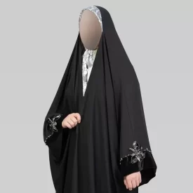 چادر مشکی پارچه میباخ مدل یاسمین شیوا 