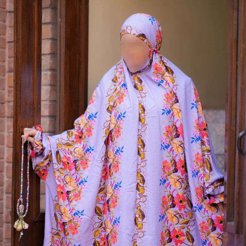 چادر نماز آستین دار کدری کد 140