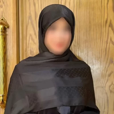 روسری زنانه مشکی ابریشم کرپ طرح ال وی