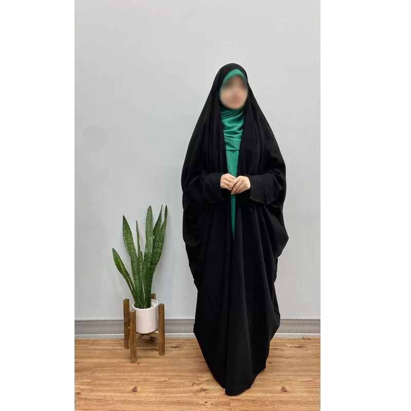 چادر مشکی کرپ پورشه کره مدل بحرینی