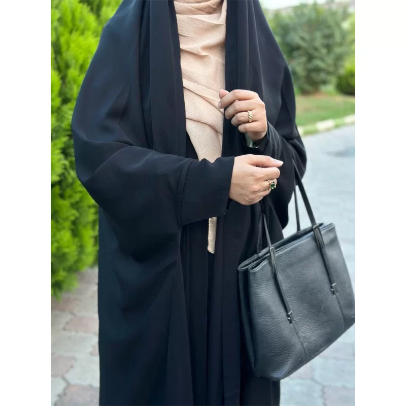 چادر مشکی کرپ پورشه کره مدل دانشجویی