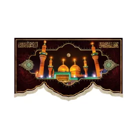 کتیبه مخمل تصویری حرم کاظمین یا محمد بن علی ایها التقی الجواد کد 51652