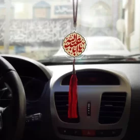 آویز خودرو محرم پلکسی یا اباعبدالله کد 2217