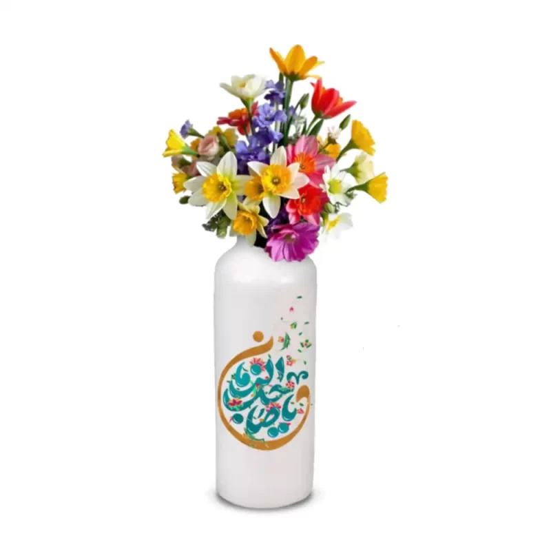 گلدان چینی نیمه شعبان یاصاحب الزمان کد 1669