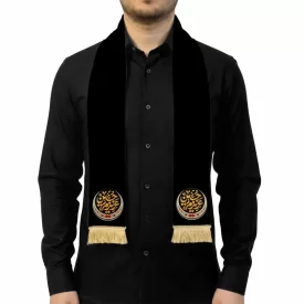 شال محرم مخمل عزیزم حسین  کد 2663