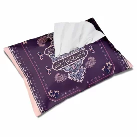 کاور دستمال کاغذی مخمل گوهر اشک عزایت  کد 0837