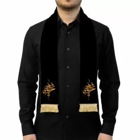 شال محرم مخمل یا حسین شهید کد 2285