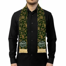 شال محرم مخمل یا حسین ابن علی الشهید کد 2176
