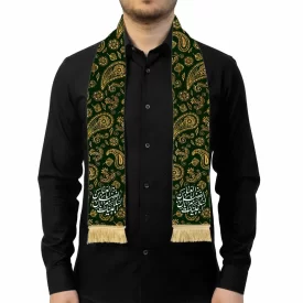 شال محرم مخمل السلام علیک یا اباالفضل العباس کد 0299