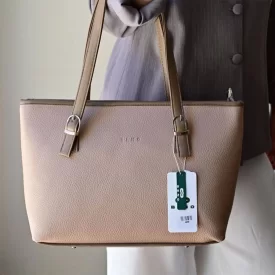 کیف زنانه دستی بزرگ کرم شرانگ