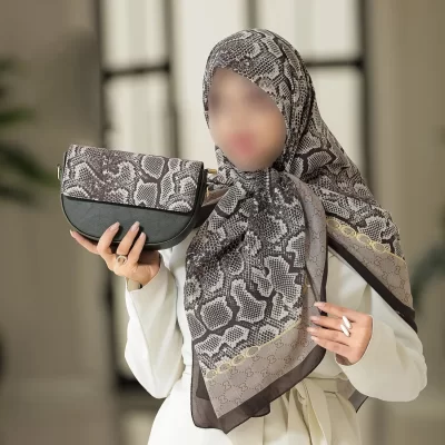 ست کیف و روسری طرح گوچی کندو مدل 2 کد L60