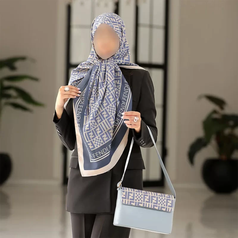 ست کیف و روسری طرح فندی کد L70