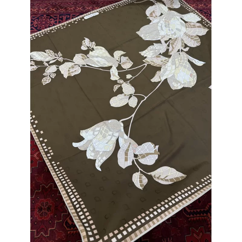 روسری ابریشم ژاکارد 