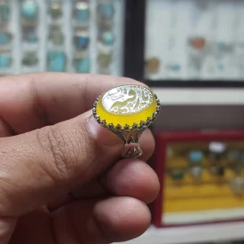  انگشتر شرف شمس حکاکی یا رقیه بنت الحسین (س) کد 2382