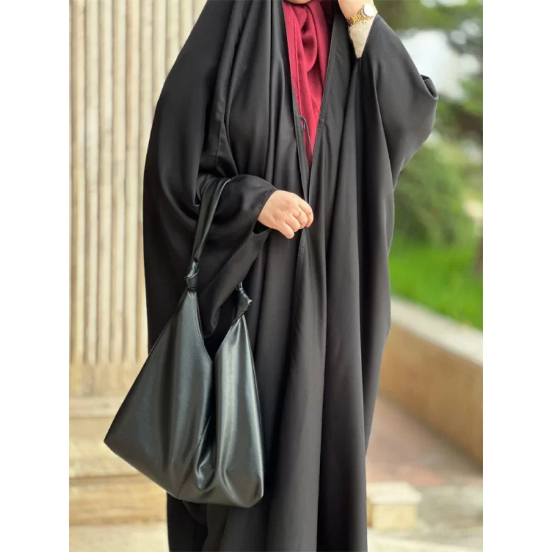 چادر مشکی ندا قطری طرح عربی اصیل