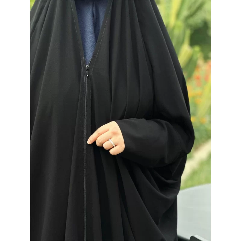 چادر لبنانی مشکی طرح صدفی