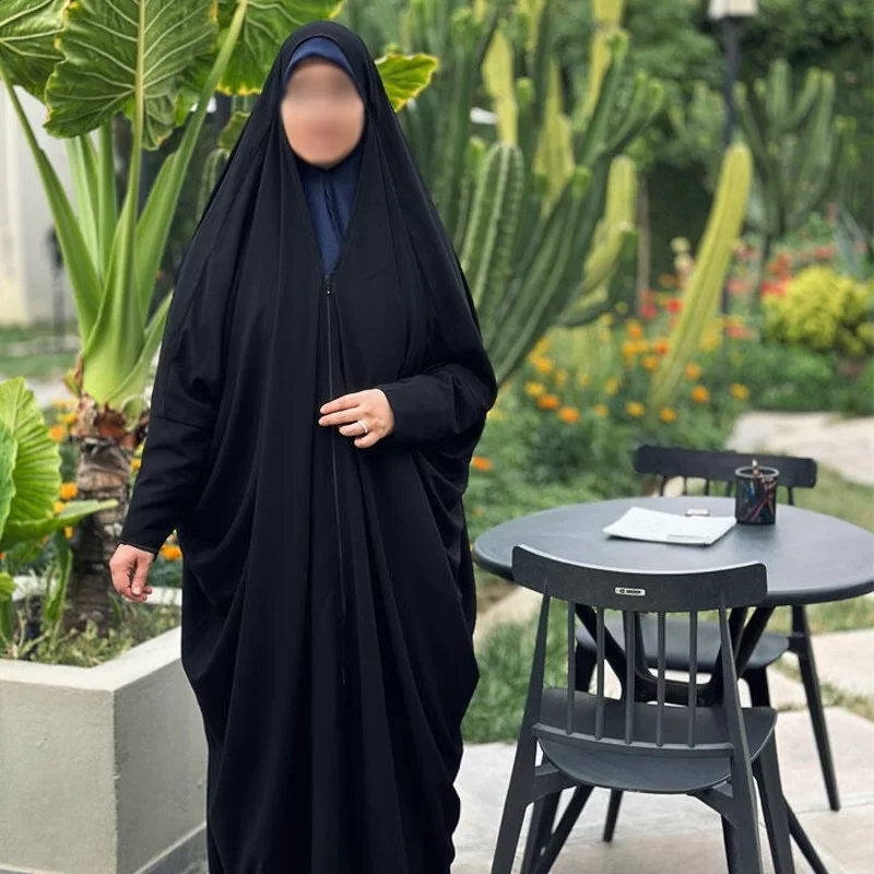 چادر لبنانی مشکی طرح صدفی