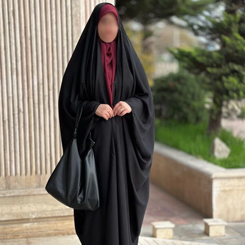 چادر عربی مشکی طرح لاکچری