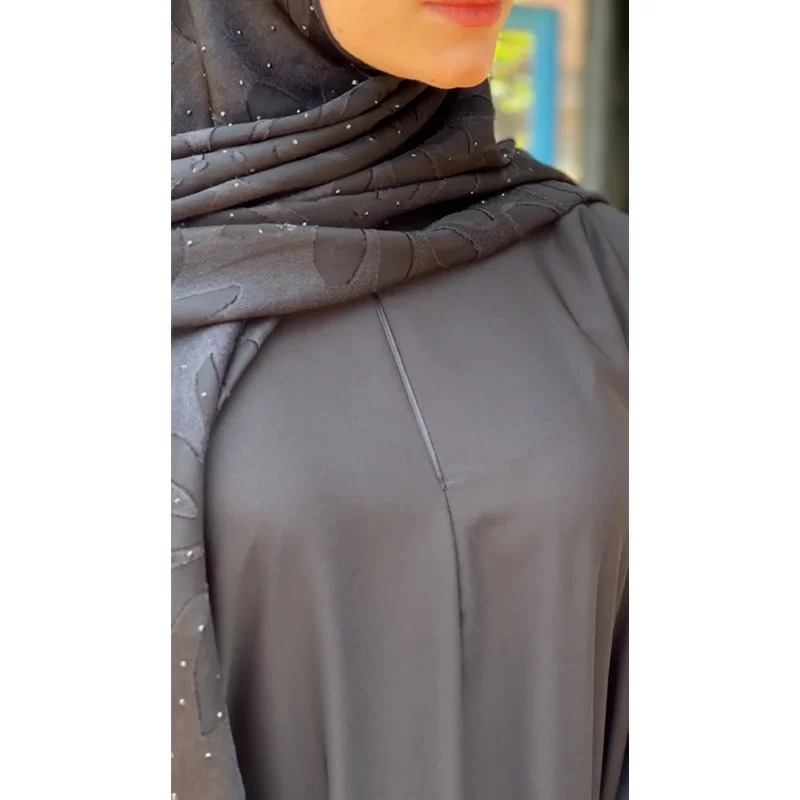 مانتو عبایی مشکی طرح الهه