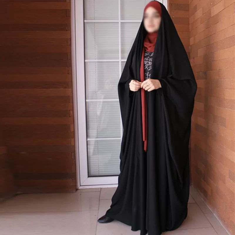 چادر عربی مشکی طرح اقتصادی