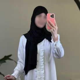 شال کویتی صادراتی مشکی 07