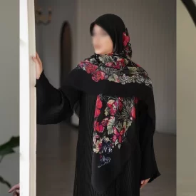 روسری نخ یونیک مشکی کد 01