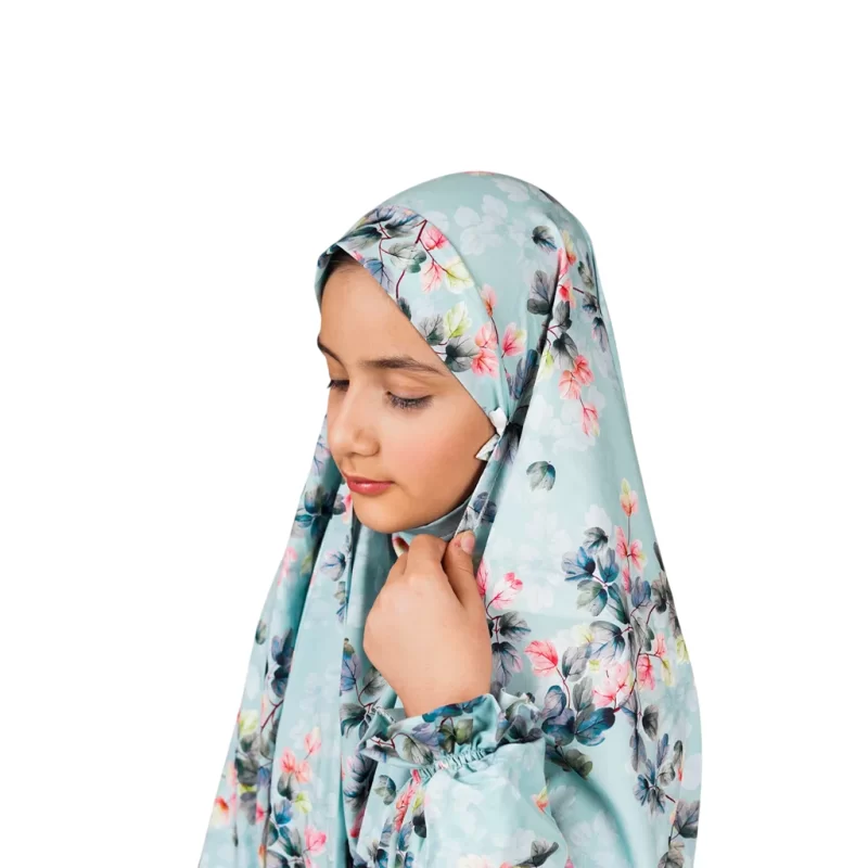 چادر میزبان رنگی دخترانه طرح شقایق