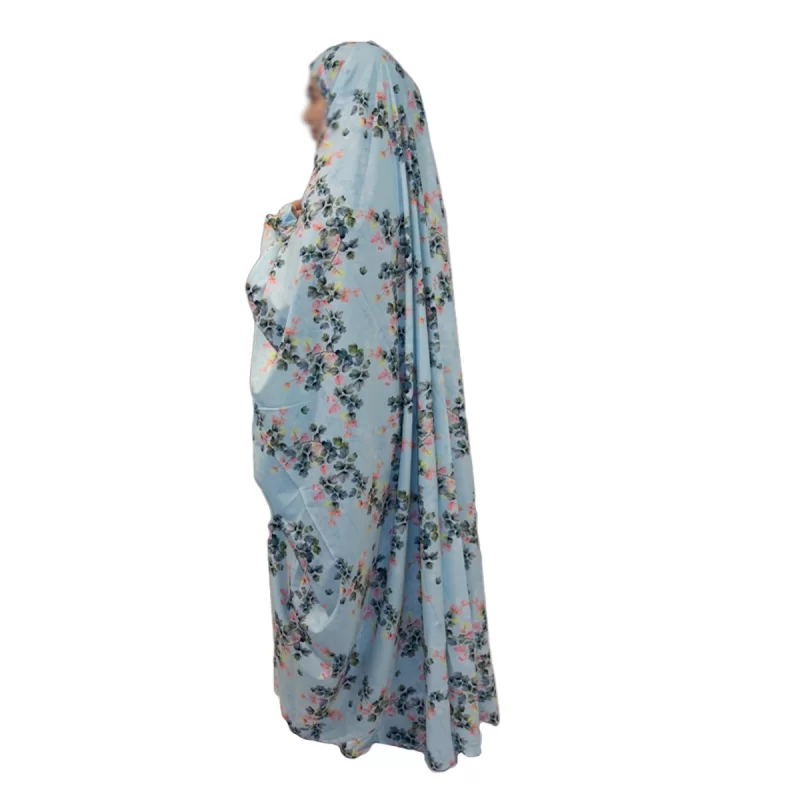 چادر میزبان رنگی طرح یاس آبی