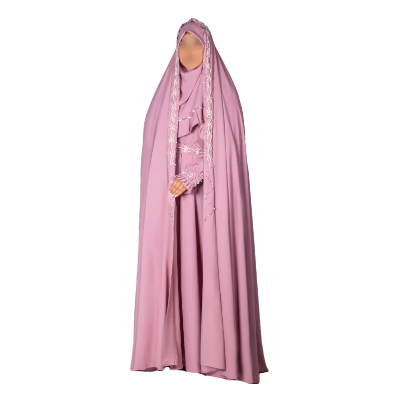 ست چادر عروس جواهر دوزی کد 2