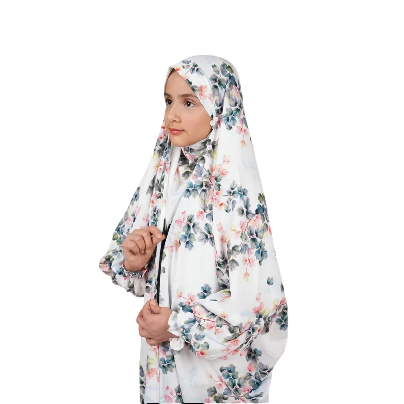 چادر میزبان رنگی دخترانه طرح مریم