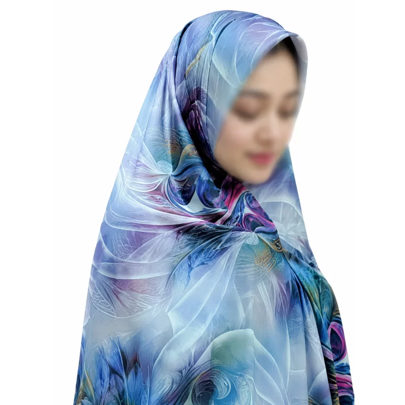 چادر ایرانی رنگی سه بعدی طرح سیمین