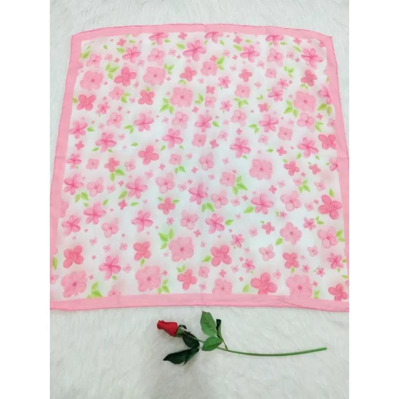 روسری وال دخترانه طرح بهار (بدون نوشته)