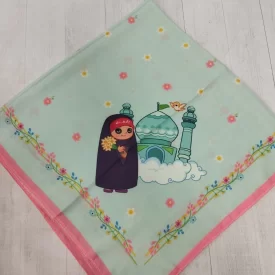 روسری وال دخترانه طرح جمکران