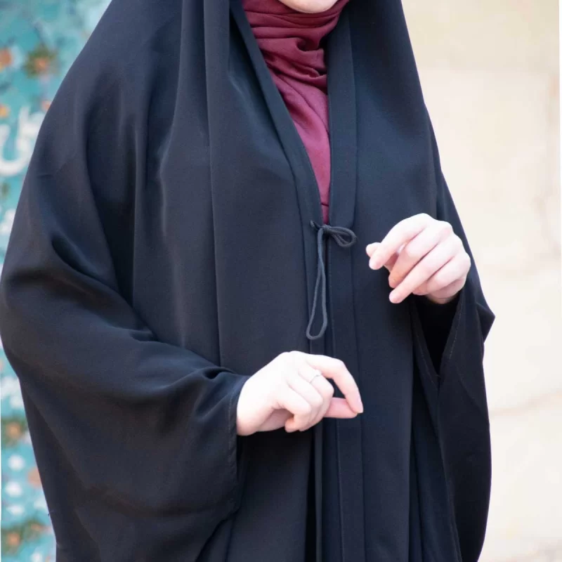 چادر مشکی خبرنگاری جنس کرپ کره