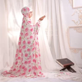 چادر نماز گل دار طرح هدی