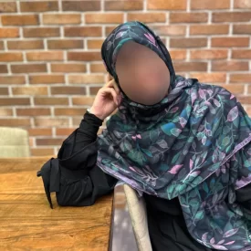 روسری زنانه حریر مدل بانو