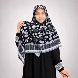 روسری دخترانه حریر مدل جانا