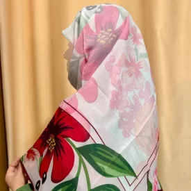 روسری زنانه حریر مدل بهرخ