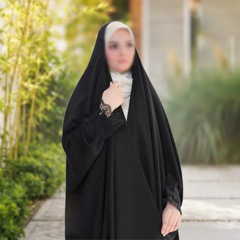 چادر مشکی عربی طرح مهدیه
