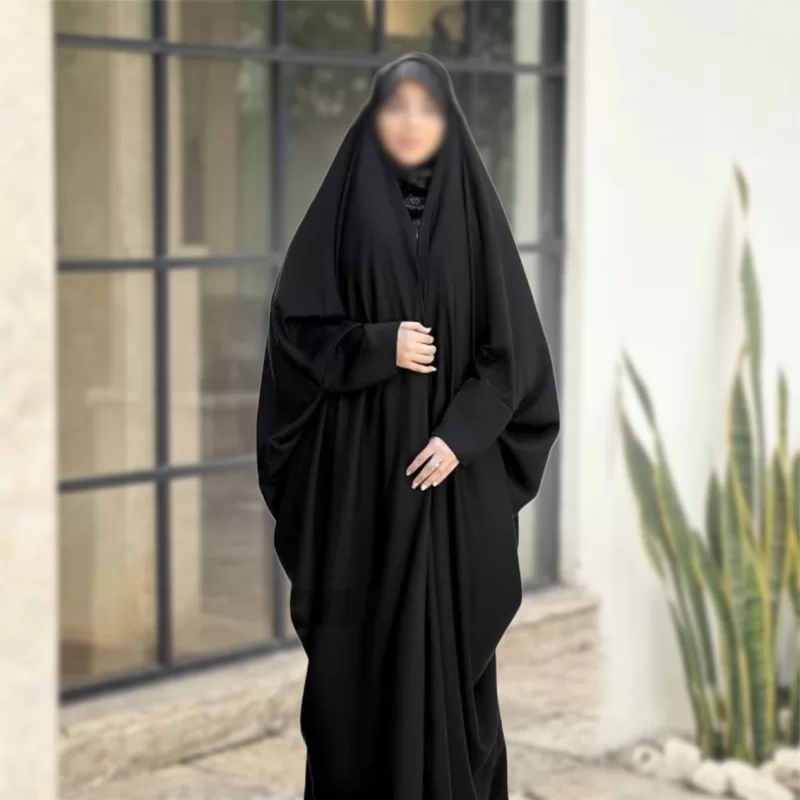 چادر مشکی لبنانی مدل ساده