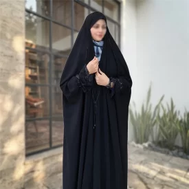 چادر مشکی عربی جواهر دوزی طرح سوگند