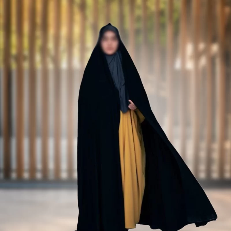 چادر مشکی ایرانی سنتی ساده