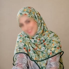 روسری زنانه حریر مدل گلستان