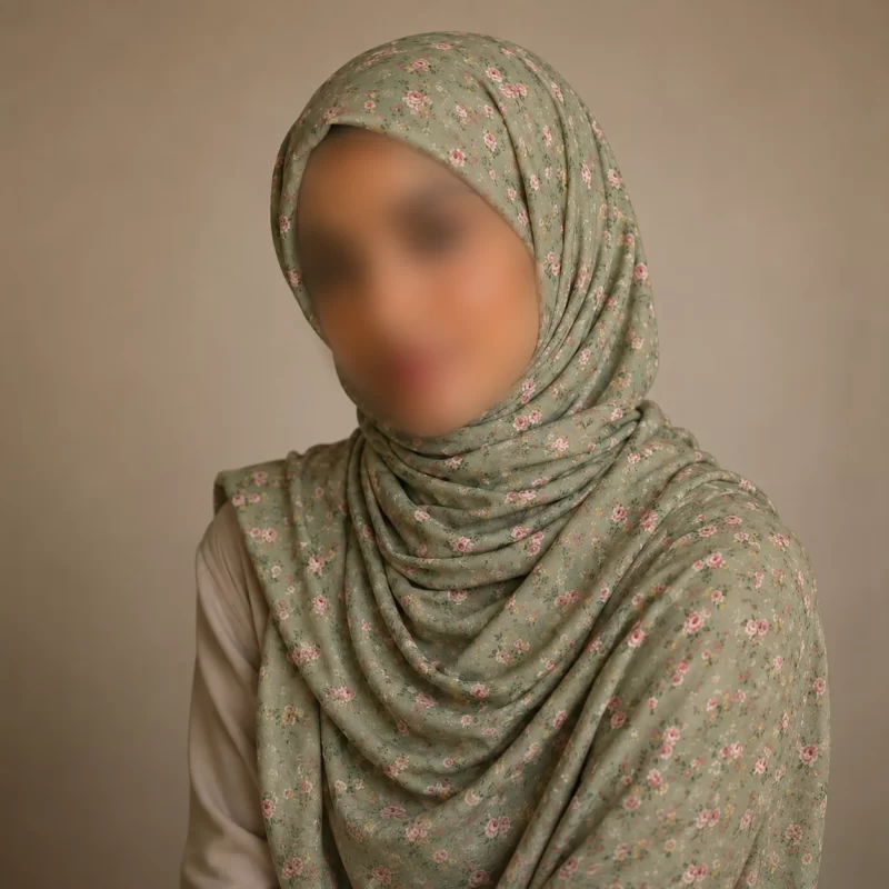 روسری زنانه حریر مدل پونه