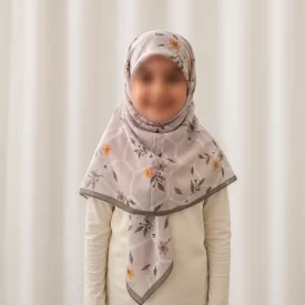 روسری دخترانه حریر مدل نیروانا