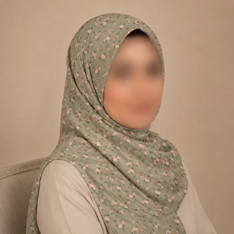 روسری زنانه حریر مدل پونه 