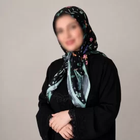 روسری زنانه حریر مدل مهتاب