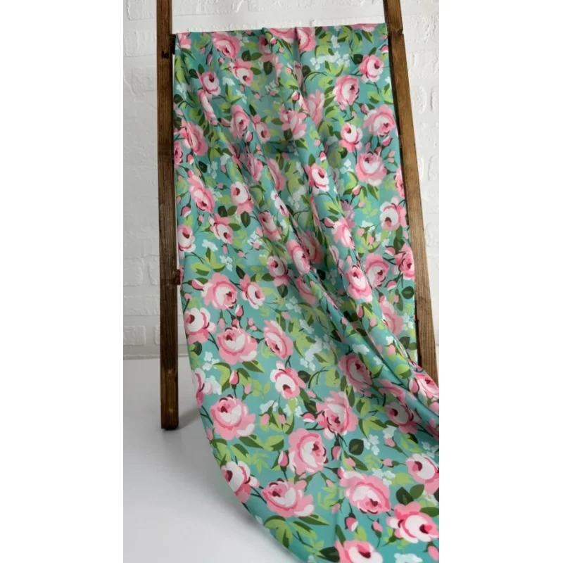 روسری دخترانه حریر مدل ژینوس